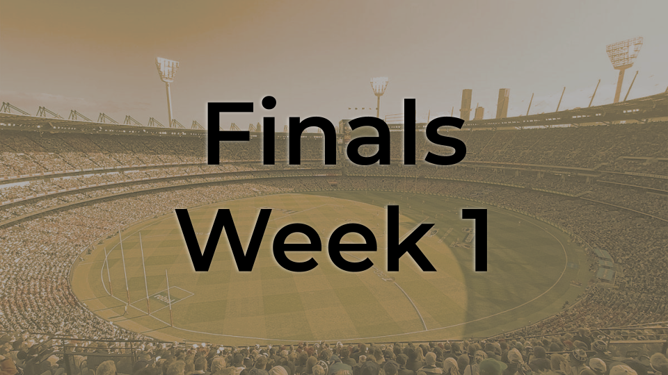 AFL Final Week 1