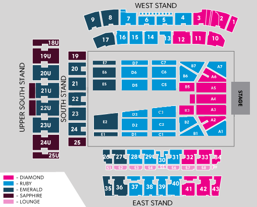 Elton John Vegas Seating Chart