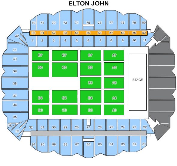 Square Garden Elton John Seating Chart