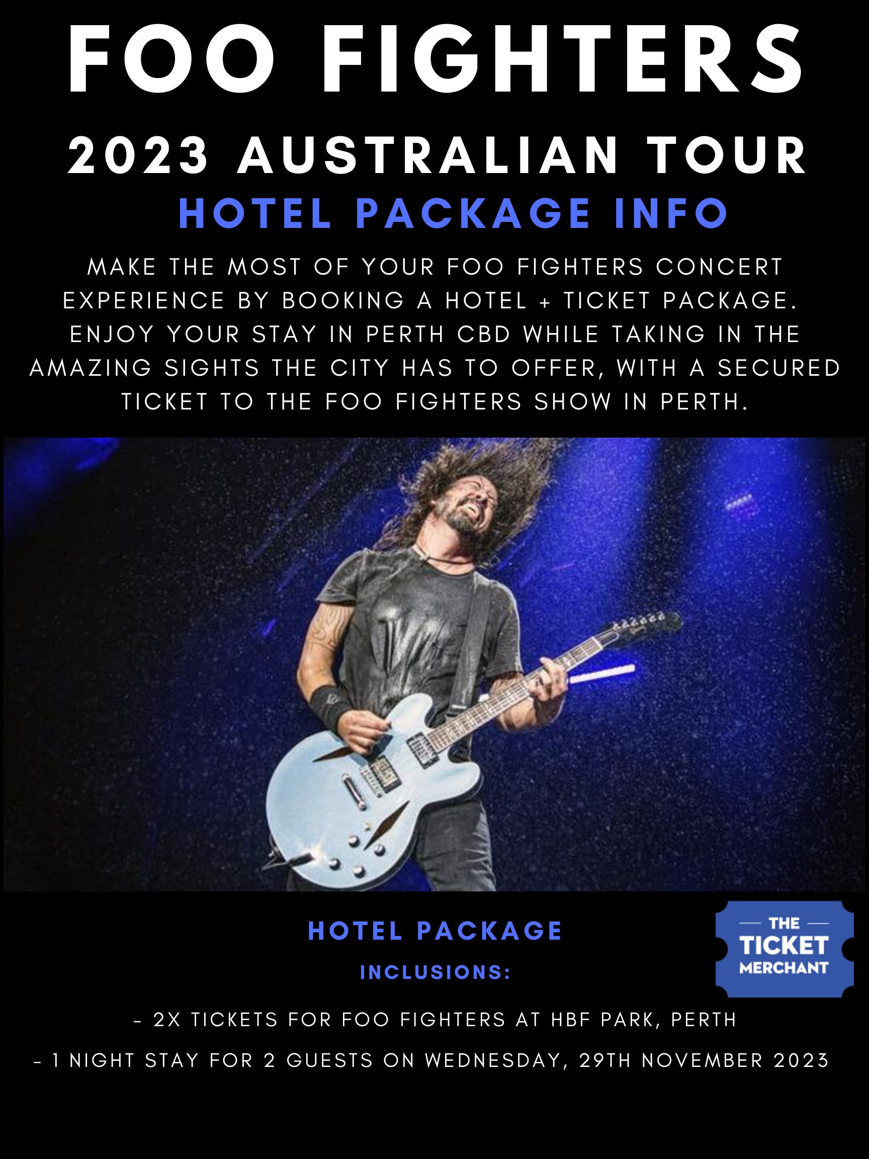 Foo Fighters Perth 29 Nov 2023 Tickets